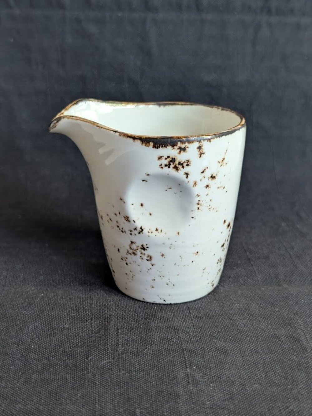 Steelite Craft England Pourer 3oz /85ml Pinched Milk Jug, Milk Tot, Creamer